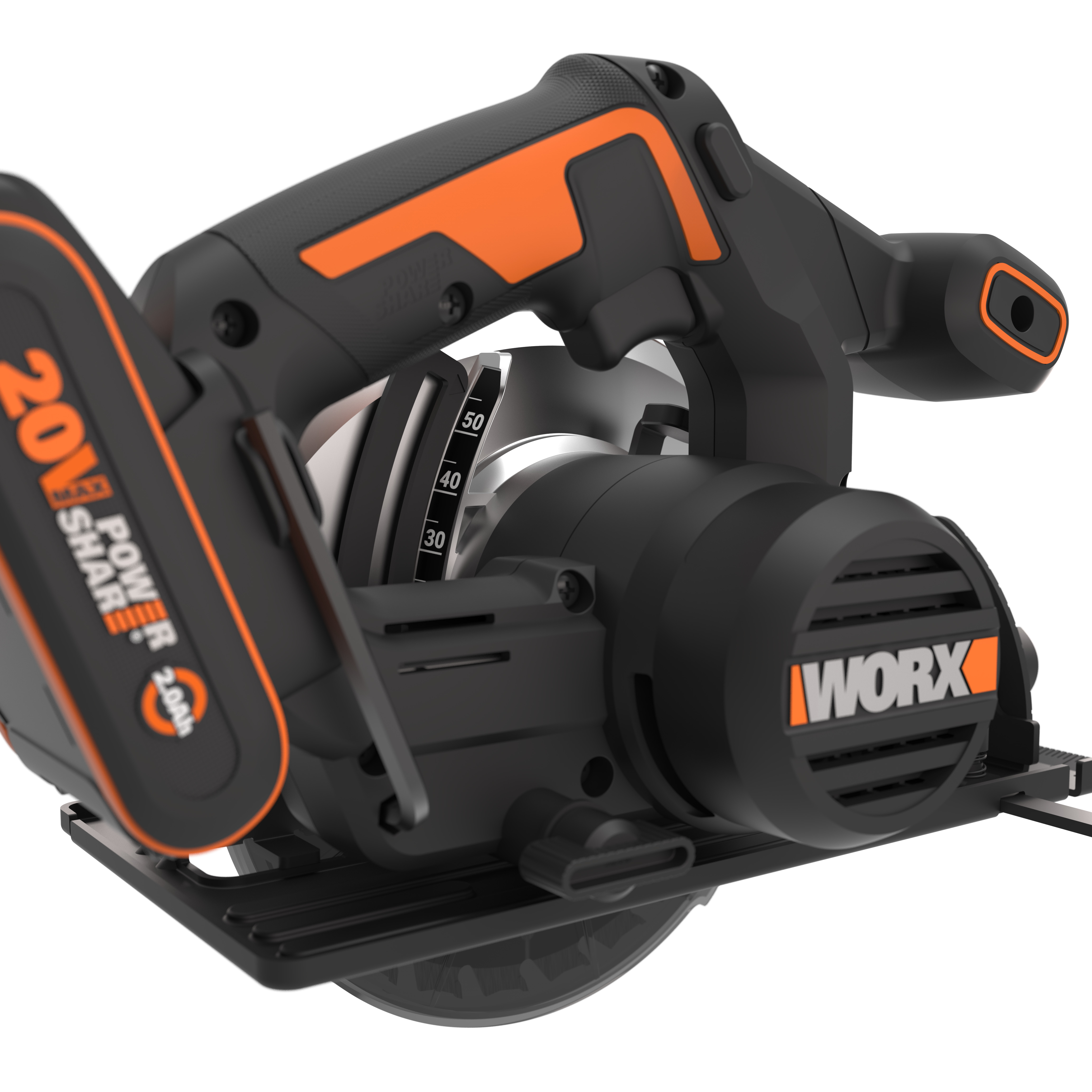 Worx WX526 - Sierra circular 165mm 20V (1bat 2,0Ah)